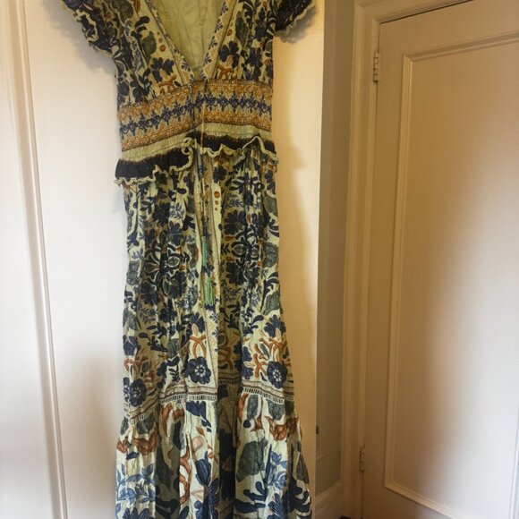FARM Rio Ocean Tapestry Maxi Dress Size Small - Picture 13 of 16